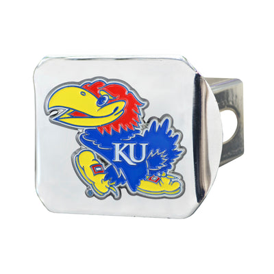 University of Kansas Color on Chrome Hitch Cover