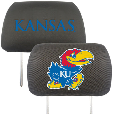 University of Kansas Head Rest Cover