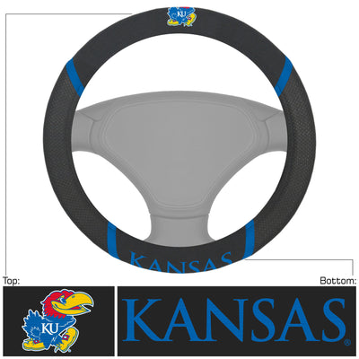 University of Kansas Steering Wheel Cover