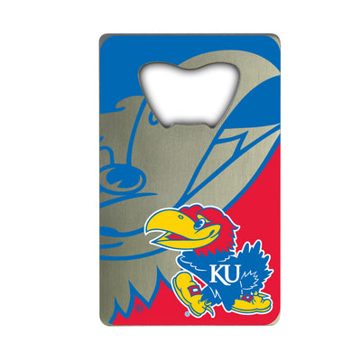 University of Kansas Credit Card Bottle Opener