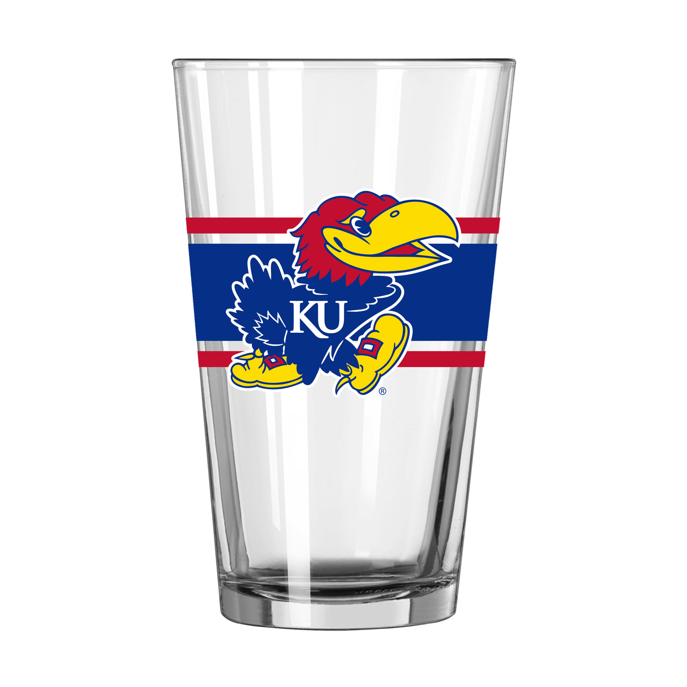 Kansas 16oz Stripe Pint Glass