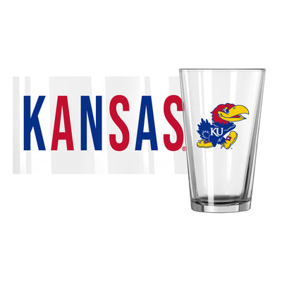 Kansas 16oz Overtime Pint Glass