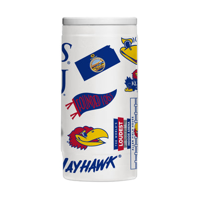 Kansas 12oz Native Powdercoat SlimCan Coolie