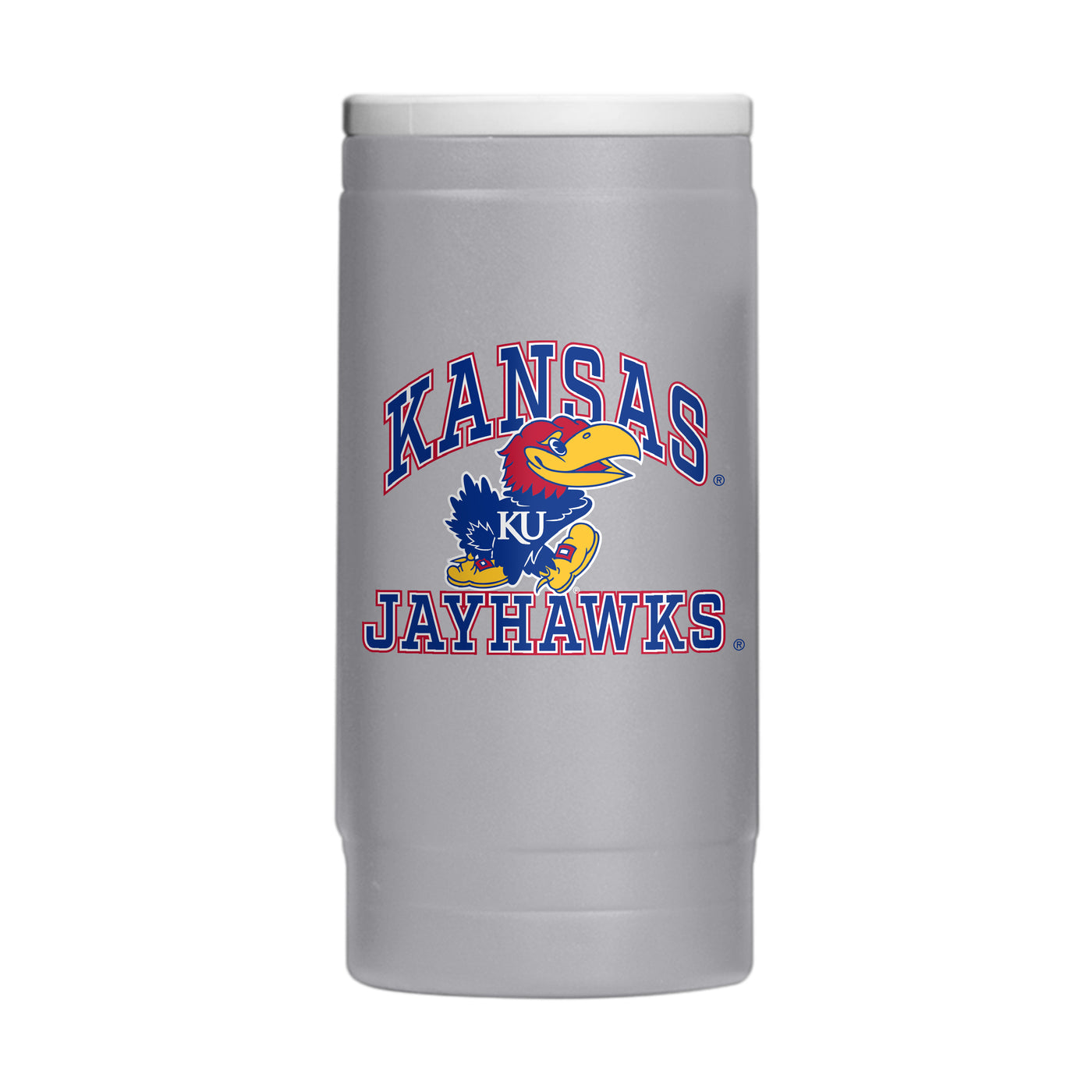 Kansas 12oz Athletic Powder Coat Slim Can Coolie