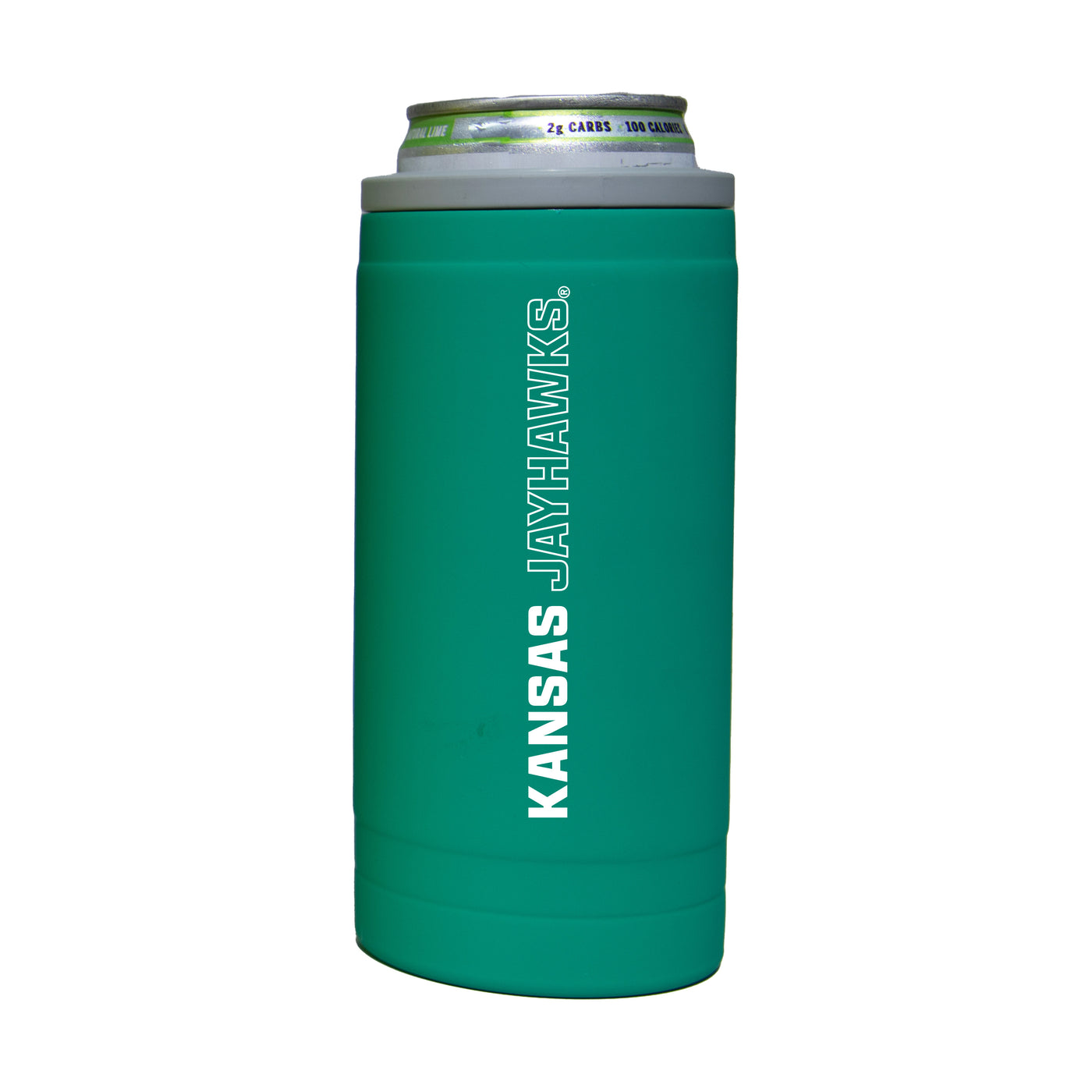 Kansas 12oz Optic Stacked Soft Touch Slim Coolie