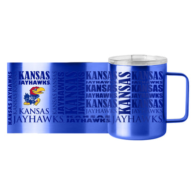Kansas 15oz Replay Stainless Steel Mug