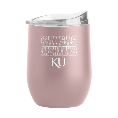 Kansas 16oz Stencil Powder Coat Curved Bev
