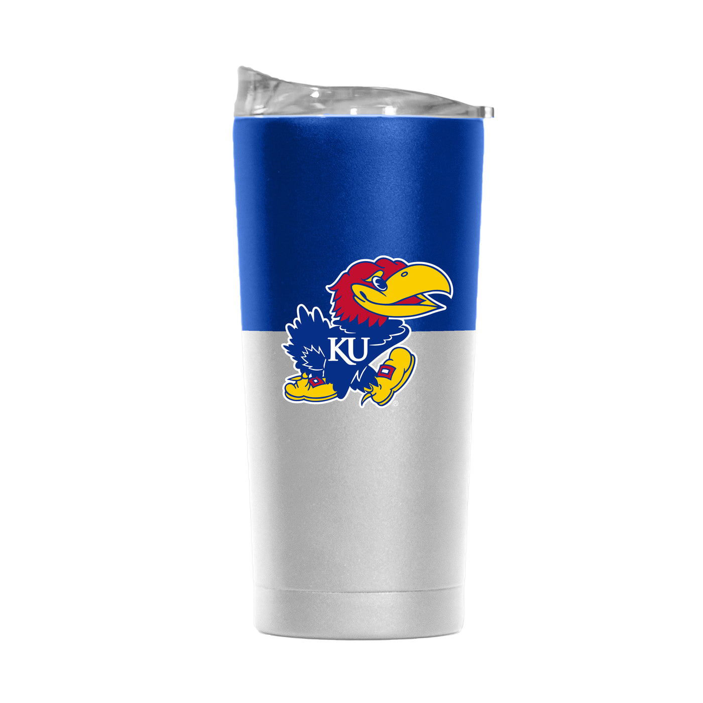 Kansas 20oz Colorblock White Powder Coat Tumbler