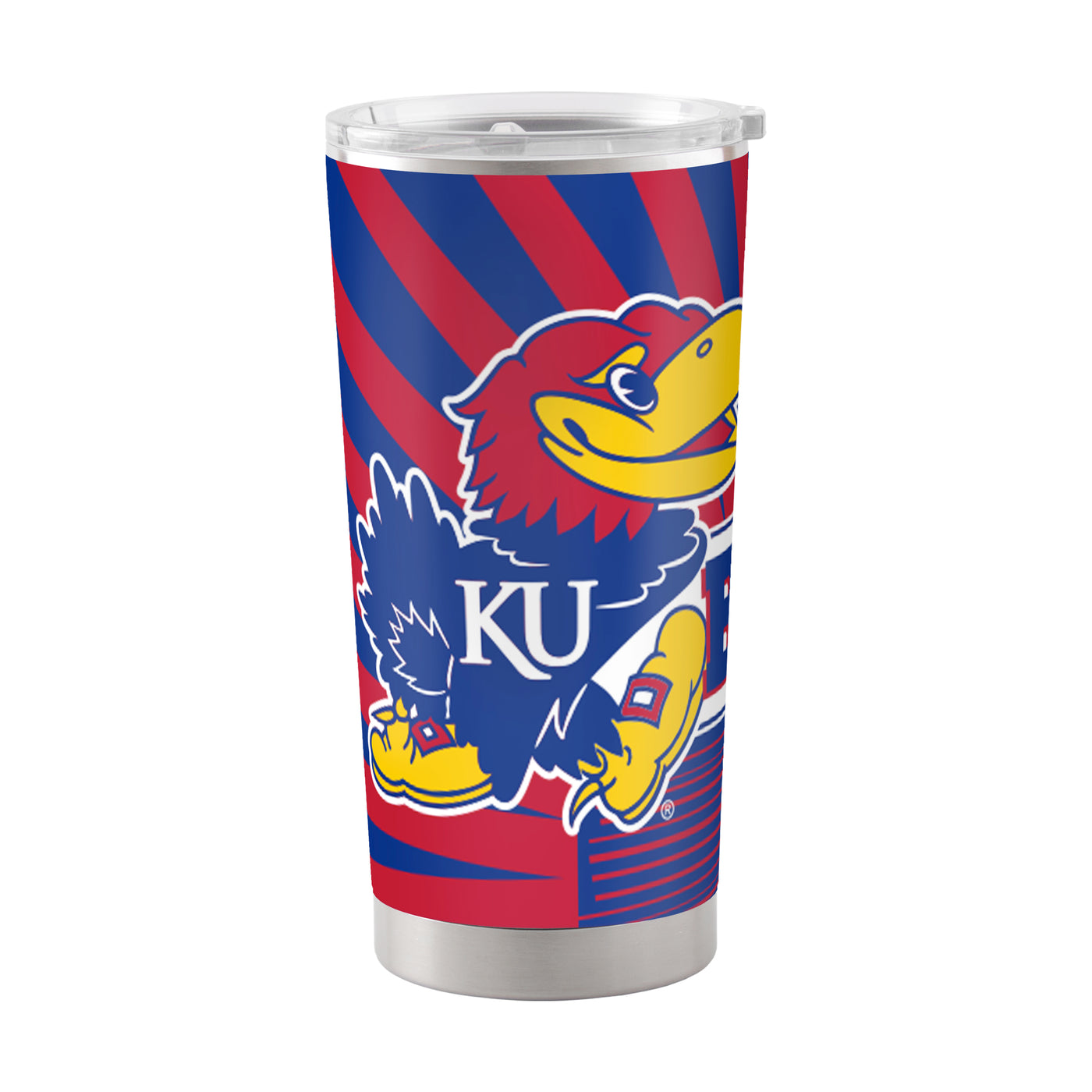 Kansas 20oz Mascot Stainless Tumbler