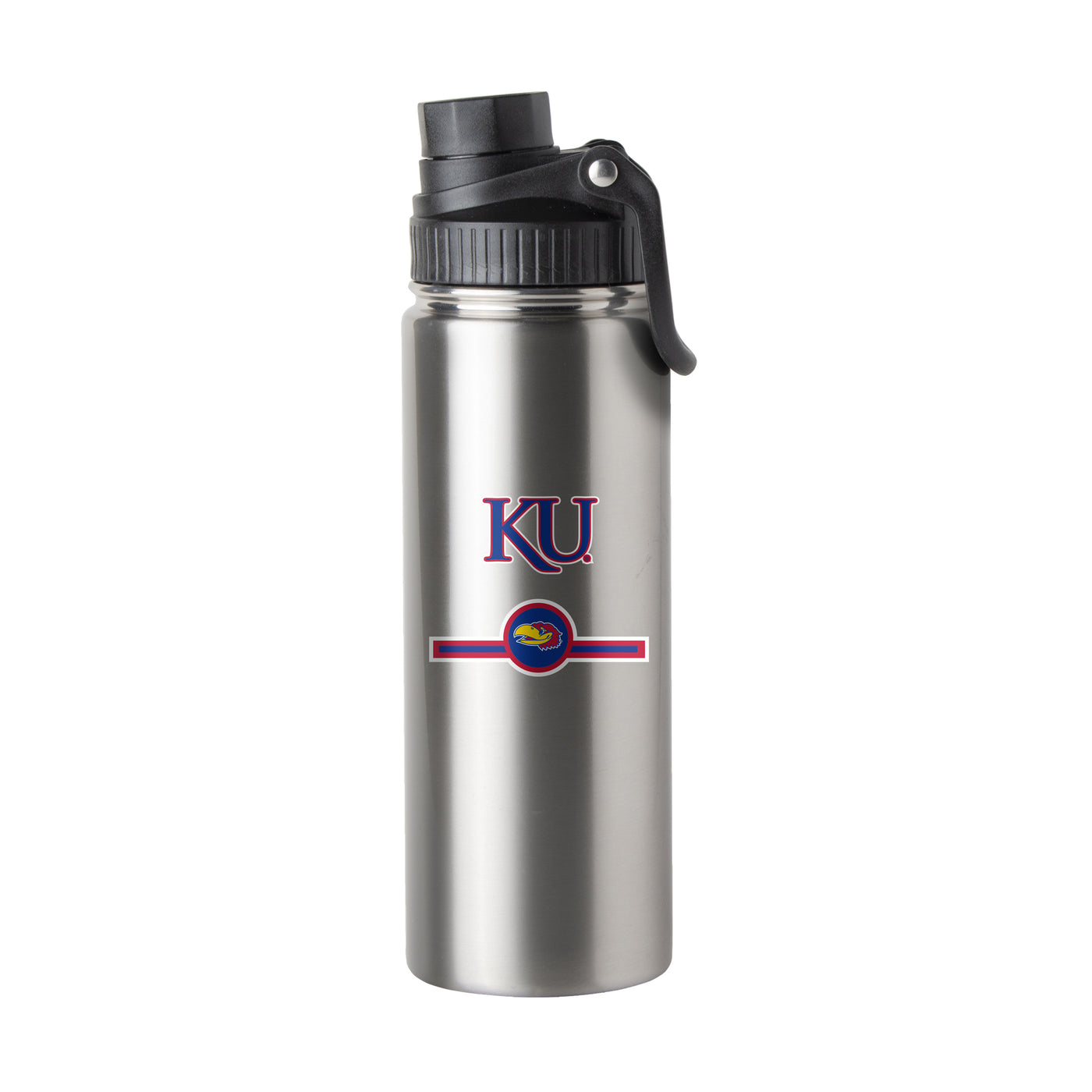Kansas 21oz Campus Colors Letterman Twist Top Bottle