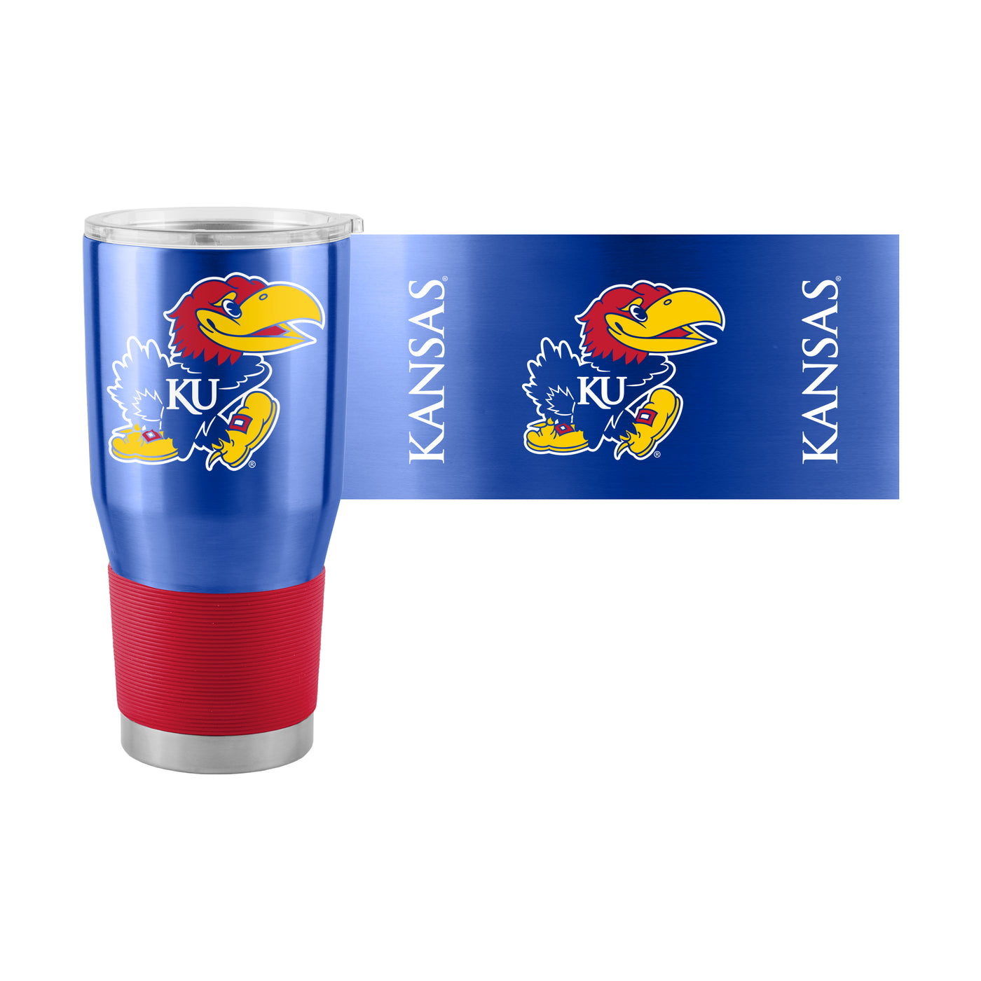 Kansas Alt Sleeve 30oz Gameday Stainless Tumbler
