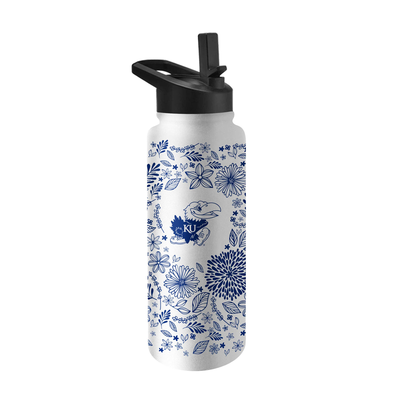 Kansas Quencher Botanical Flip Top Water Bottle