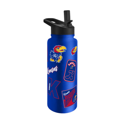 Kansas 34oz Dreamweave Quencher Bottle