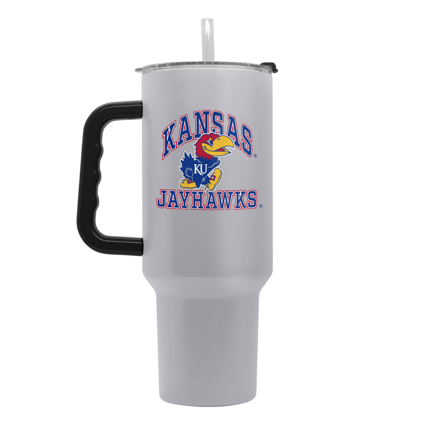 Kansas 40oz Athletic Powder Coat Tumbler - Logo Brands