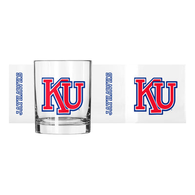 Kansas Vault 14oz Gameday Rocks Glass