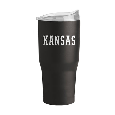 Kansas Vault 30oz Black Out Powder Coat Tumbler