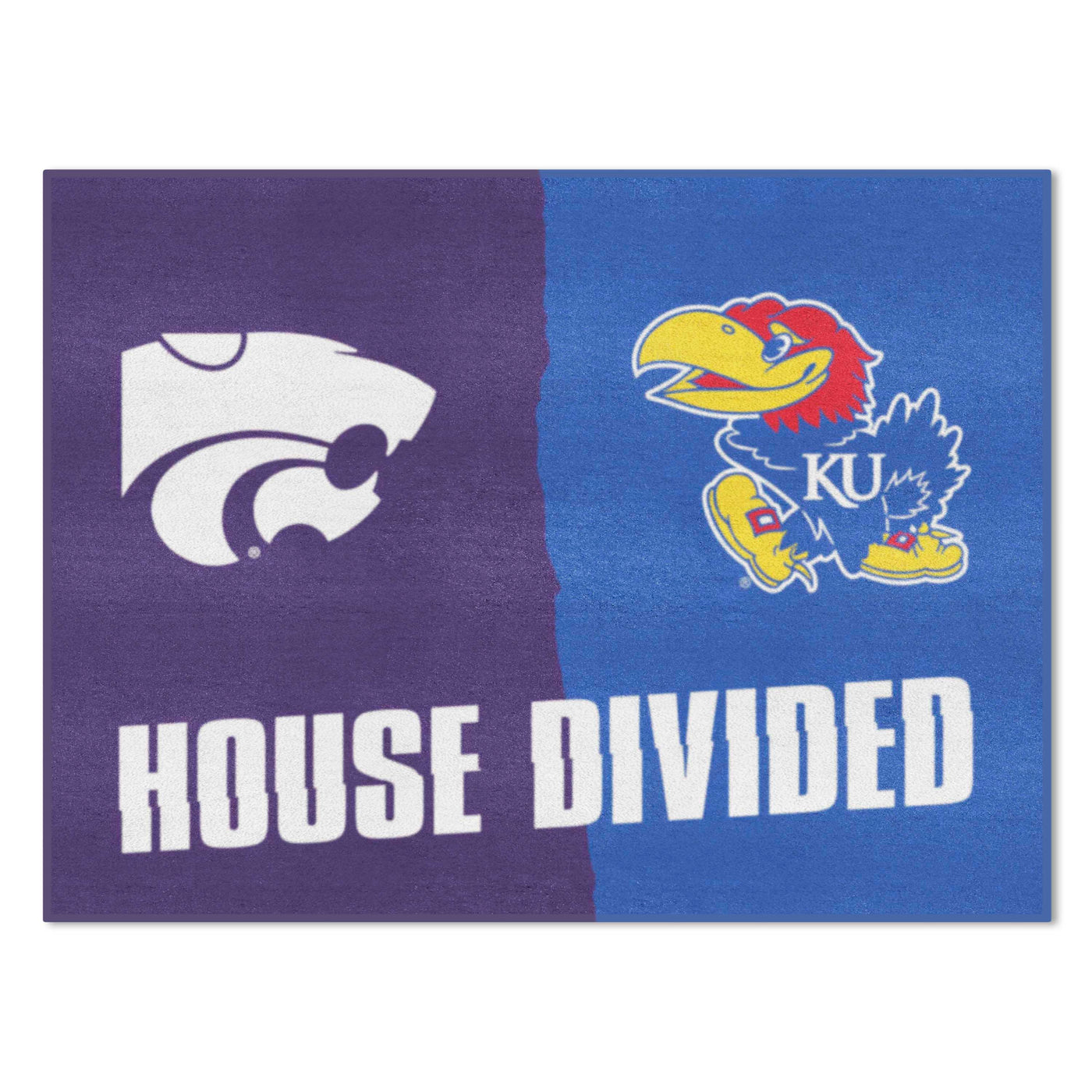 House Divided Mat - Kansas / Kansas State