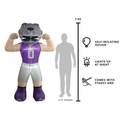 Kansas State 7ft Mascot Yard Inflatable