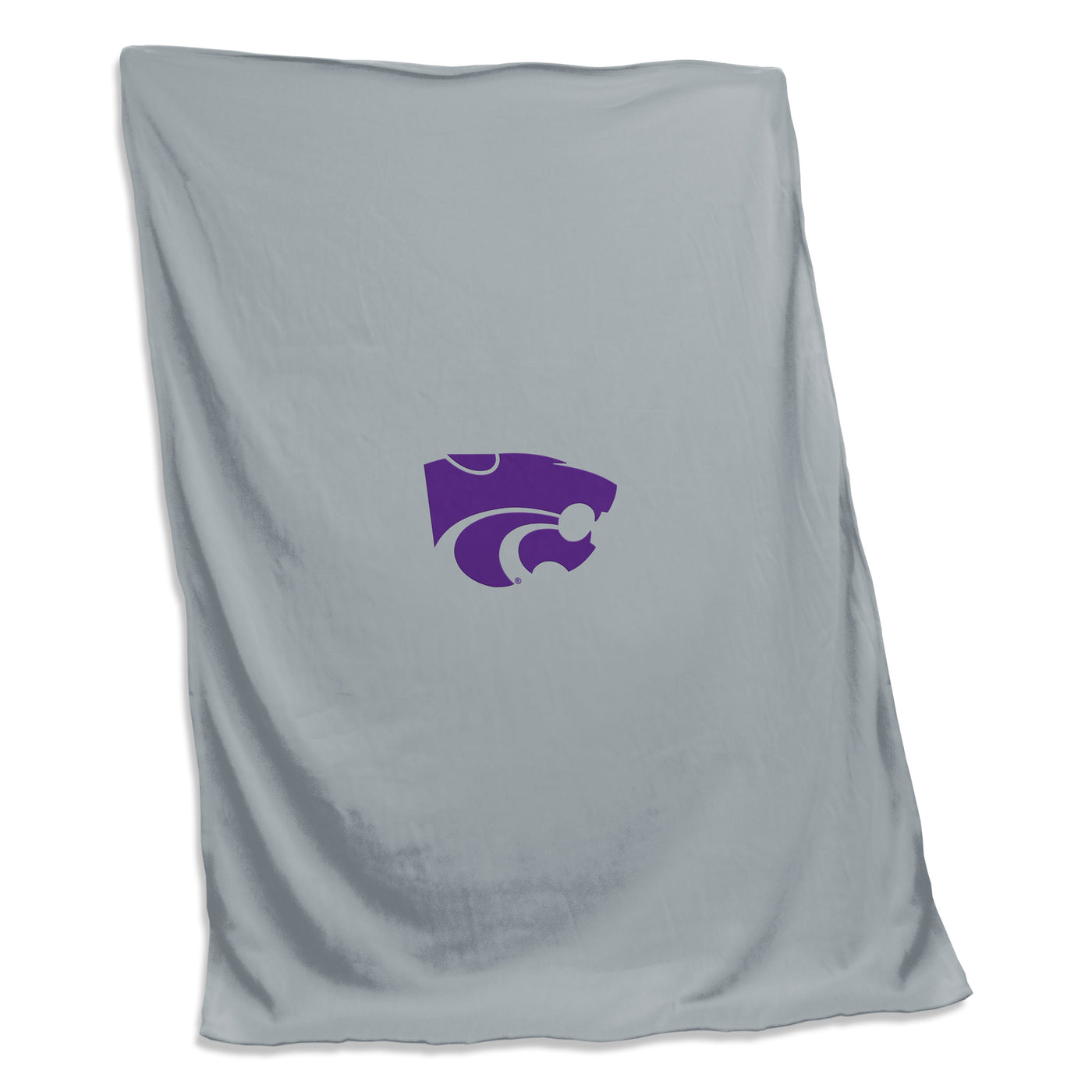 KS State Gray Sweatshirt Blanket (Screened)