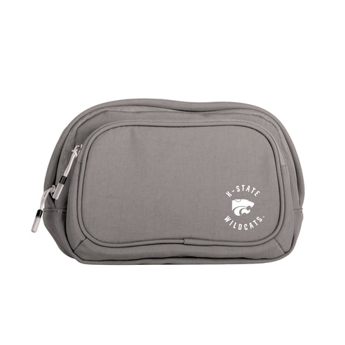 Kansas State Wildcats Ash Belt Bag by Logo Brands, featuring a compact bag with Kansas State logo and adjustable strap.