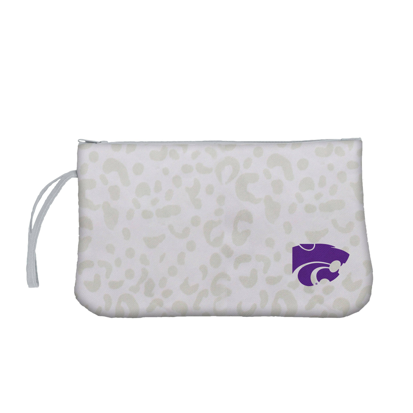 Kansas State Leopard Print Wristlet