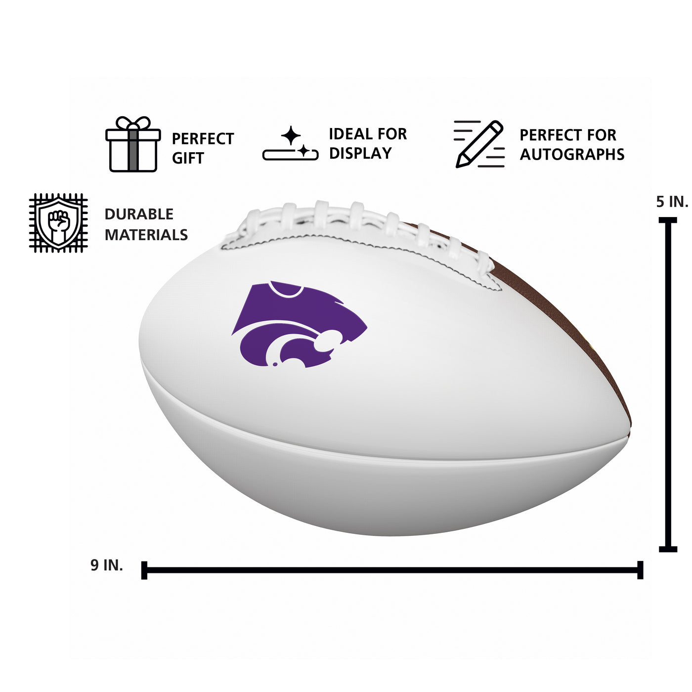 Kansas State Mini Autograph Football