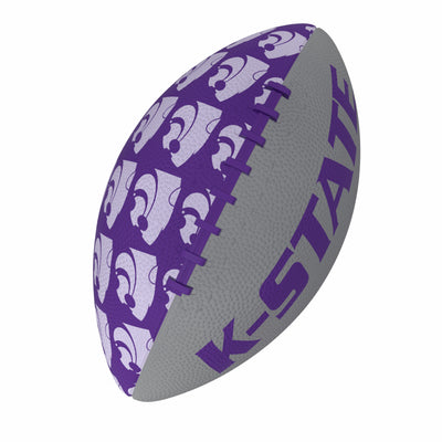 Kansas State Repeating Mini-Size Rubber Football