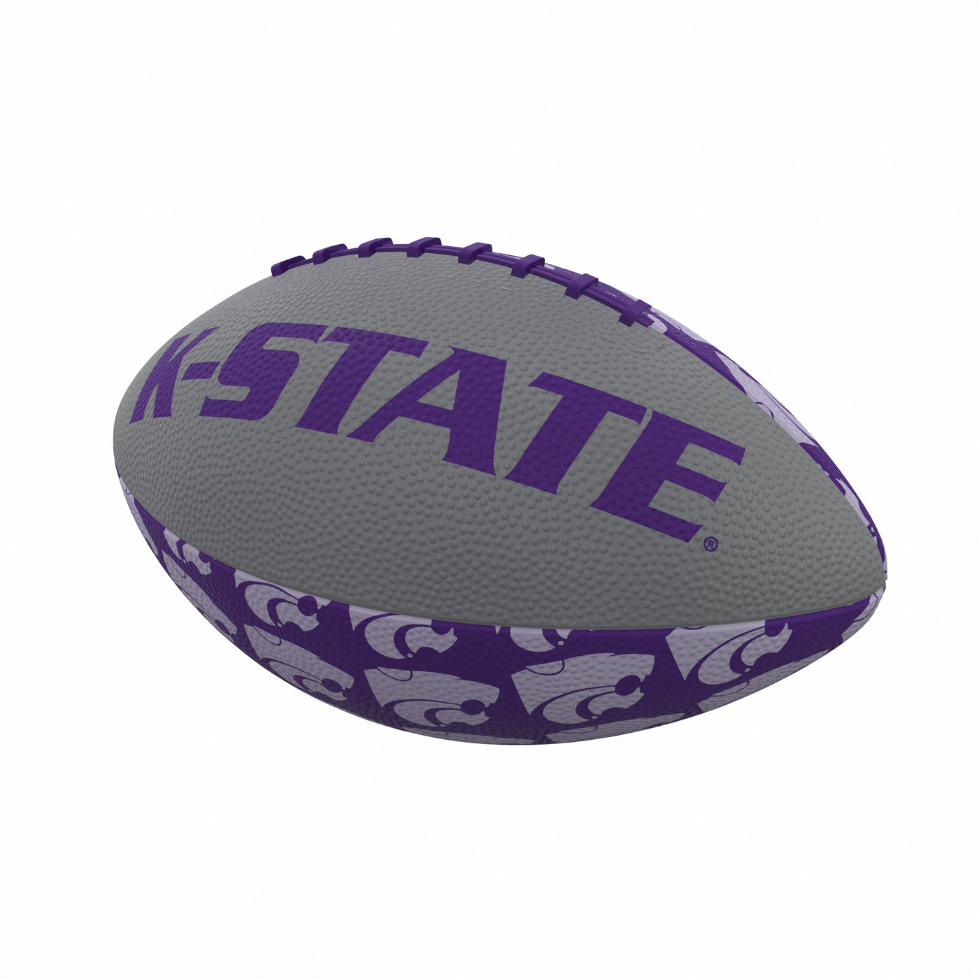 KS State Repeating Mini-Size Rubber Football