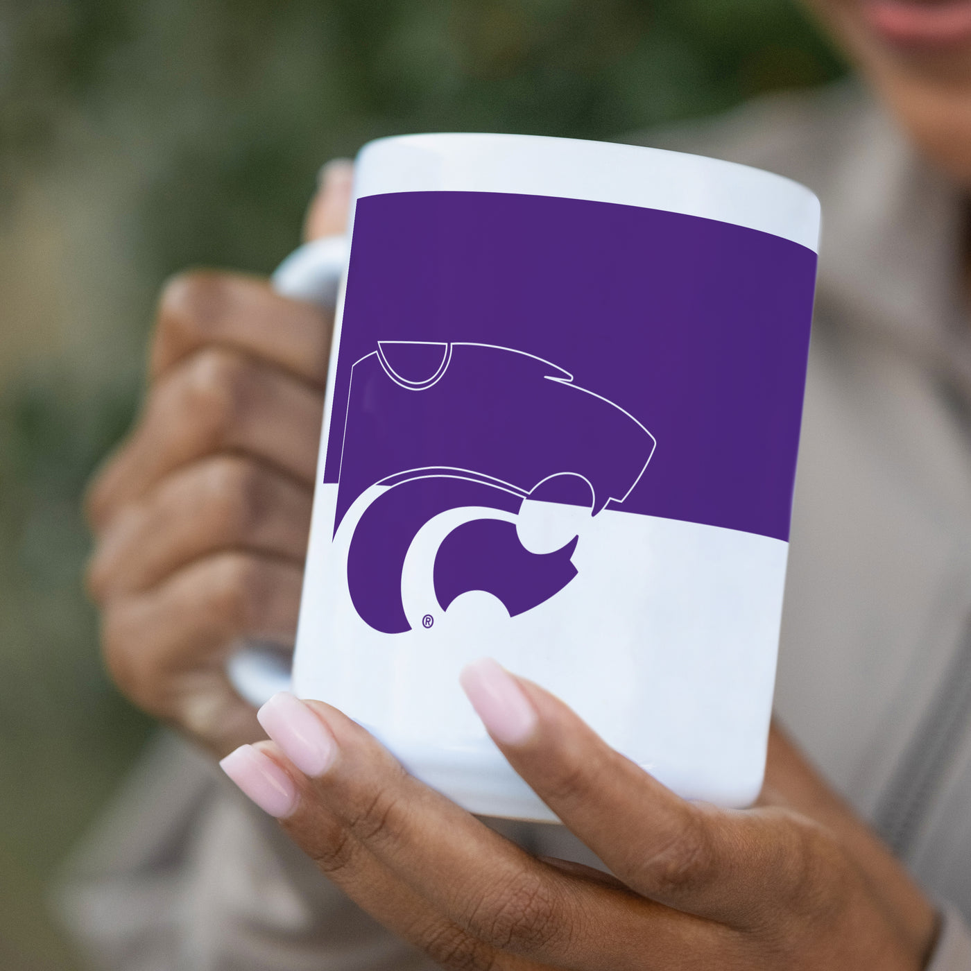 Kansas State 15oz Colorblock Sublimated Mug