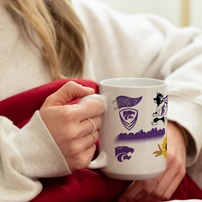 Kansas State 15oz Native Sublimated Mug