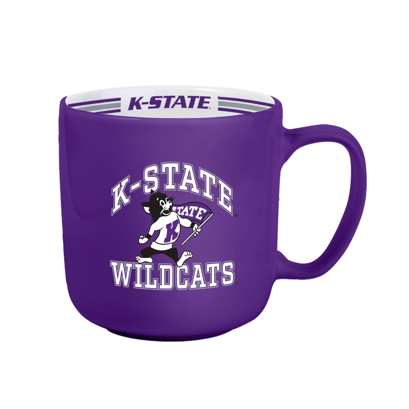 Kansas State 15oz Stripe Mug