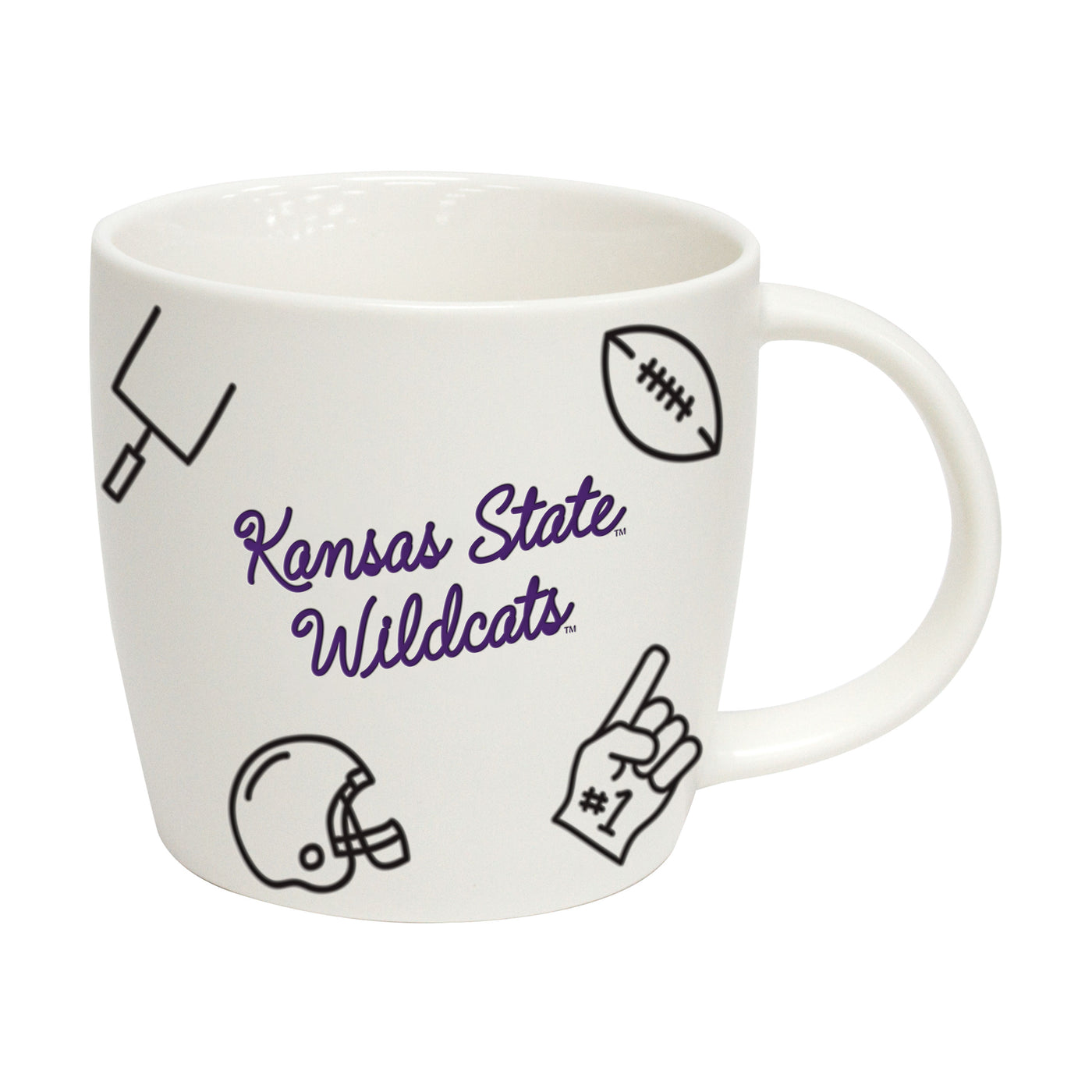 Kansas State 18oz Playmaker Mug