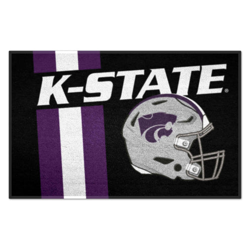 Kansas State University Starter Mat by Logo Brands, featuring the university logo and colors, perfect for game day or fan display.
