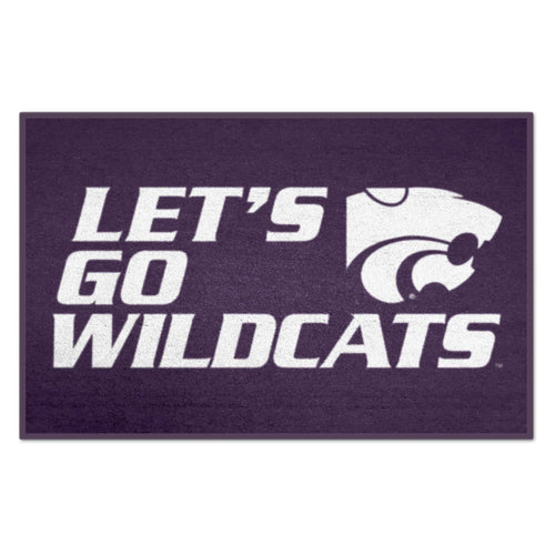 Kansas State University starter mat with slogan, Logo Brands, featuring the university logo and branded design for sports fans.