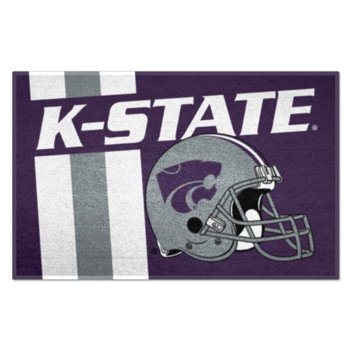 Kansas State University starter mat featuring the university's logo and colors, perfect for game day or fan display.