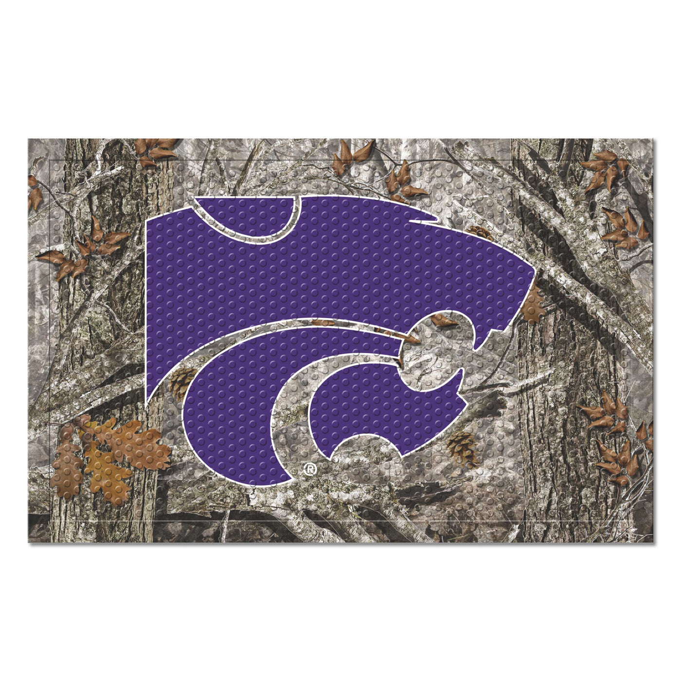 Kansas State University Camo Scraper Mat