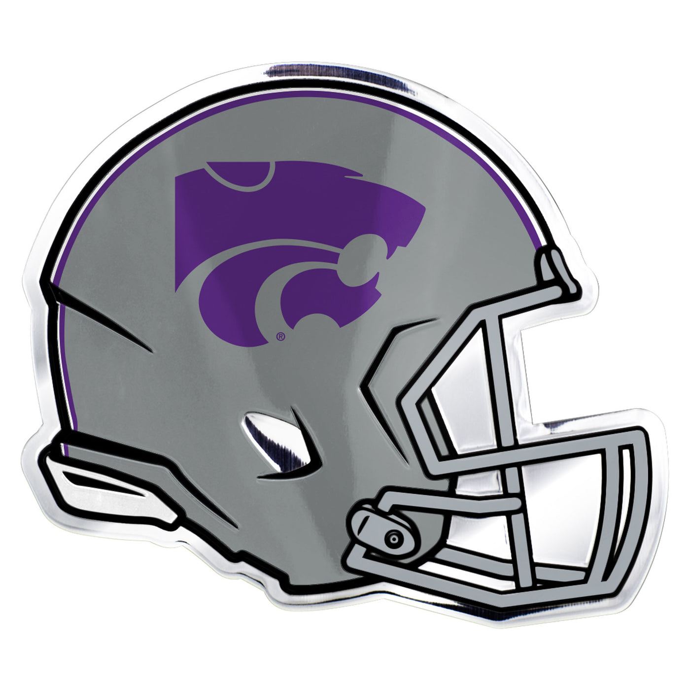 Kansas State University Embossed Helmet Emblem