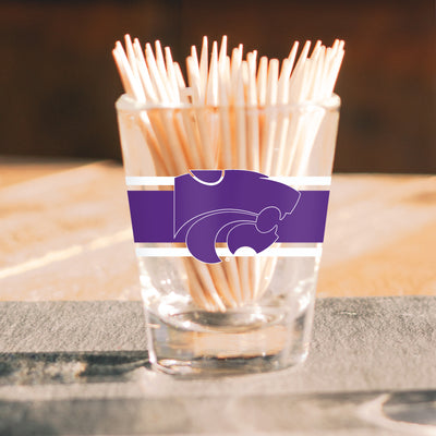 Kansas State 2oz Stripe Shot Glass