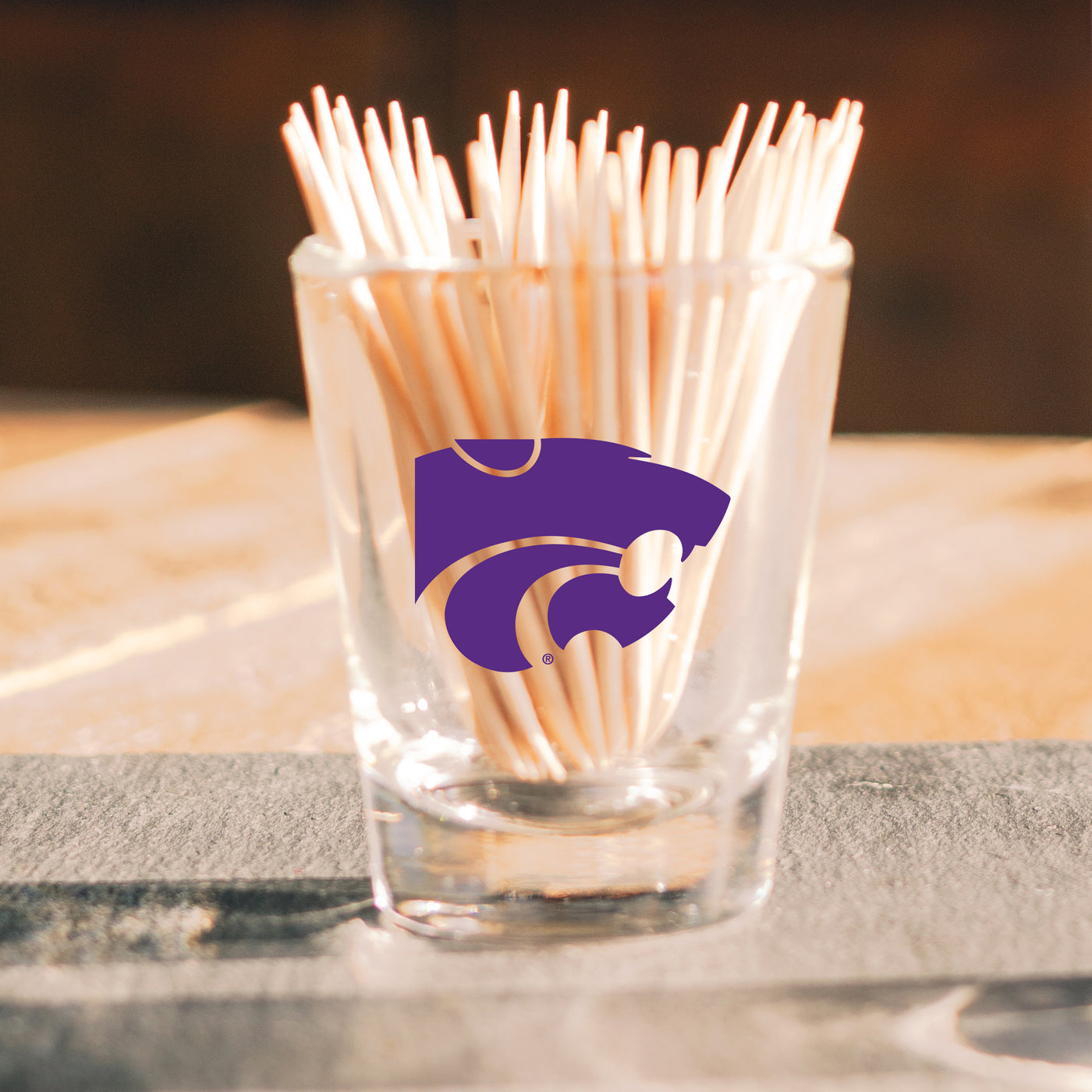 Kansas State 2oz Gameday Shot Glass