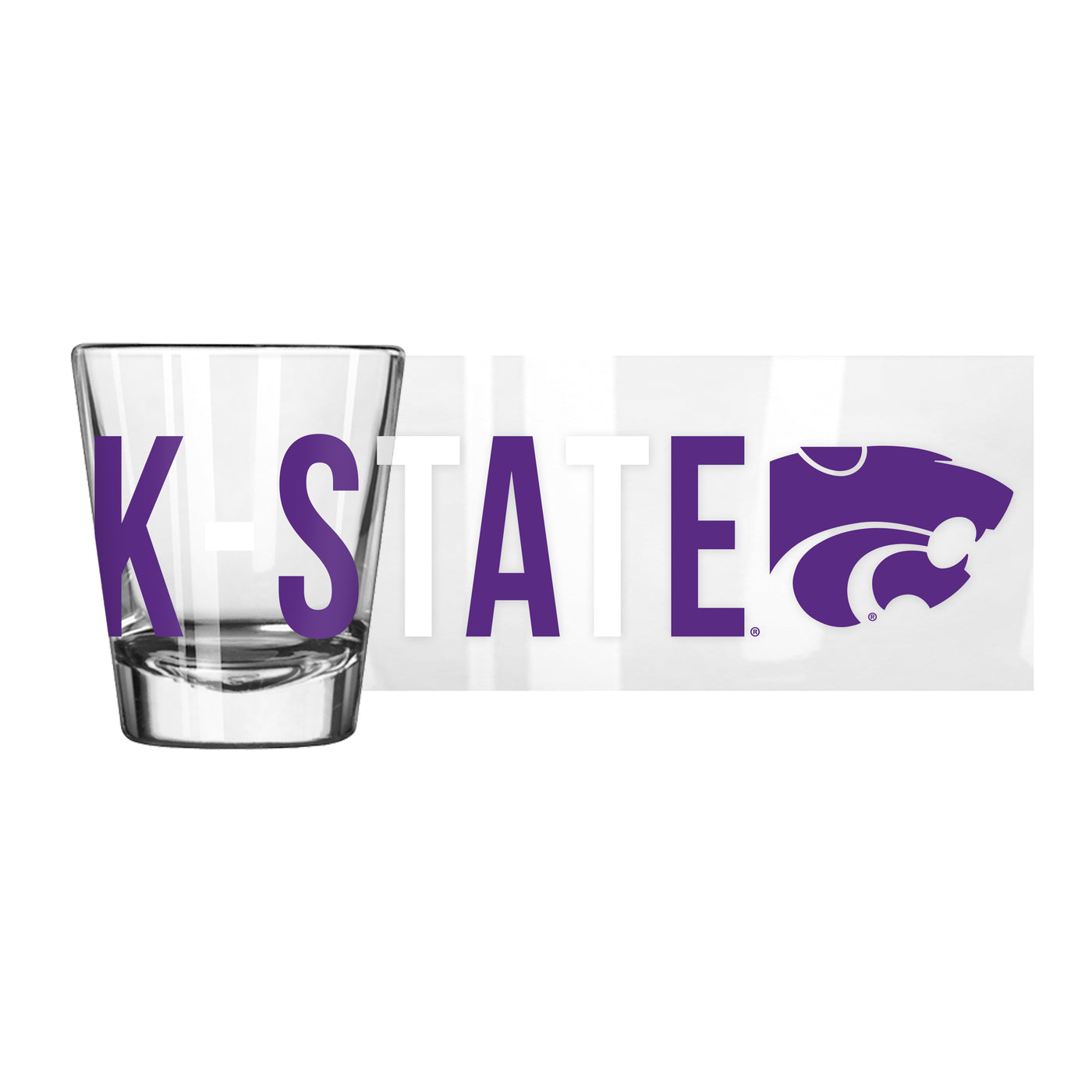 Kansas State 2oz Overtime Shot Glass