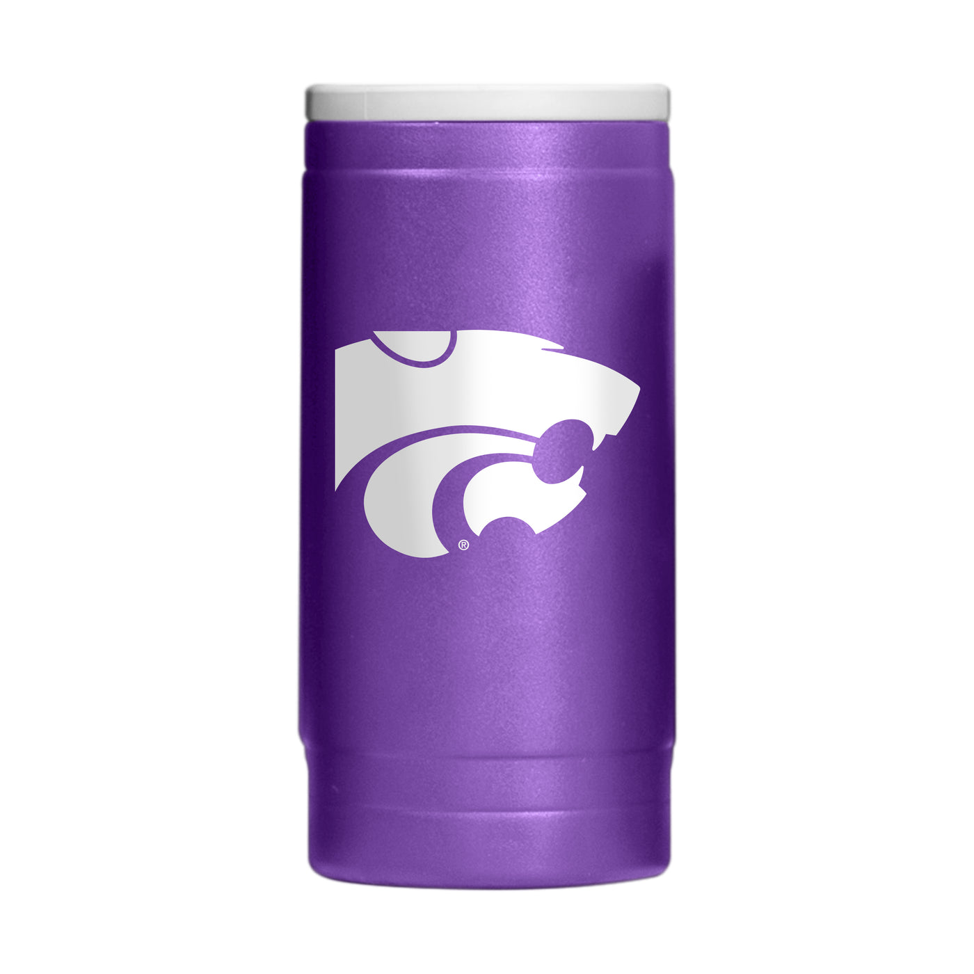 Kansas State 12oz Flipside Powdercoat SlimCan Coolie