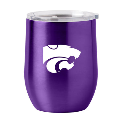 Kansas State 16oz Gameday Stainless Curved Beverage - Logo Brands