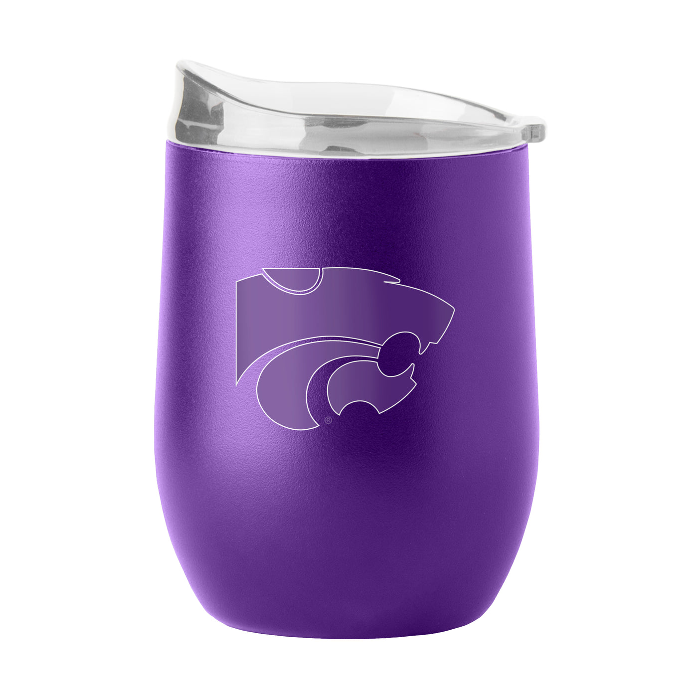 Kansas State 16oz Flipside Powder Coat Curved Bev
