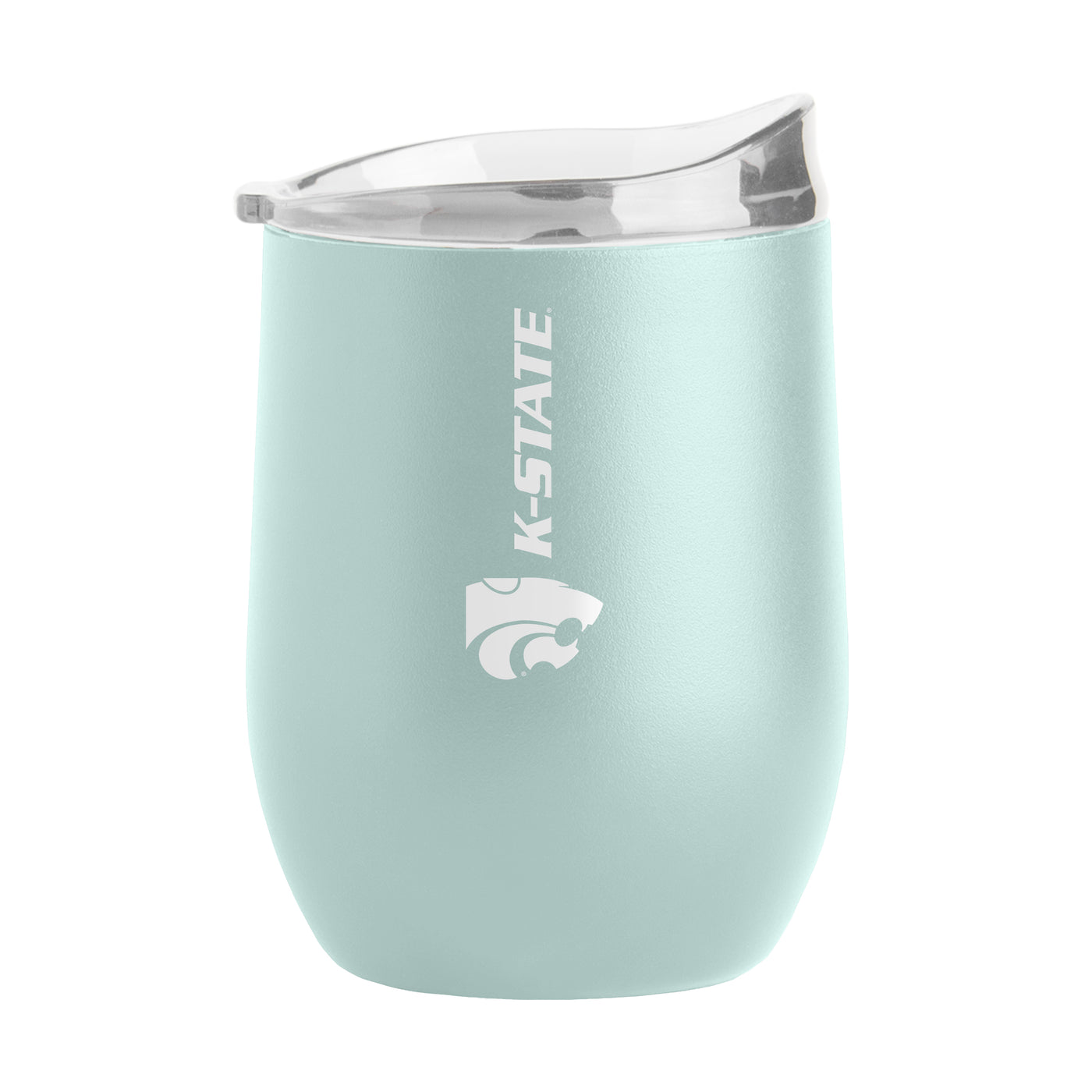 Kansas State 16oz Vertical Powder Coat Curved Bev