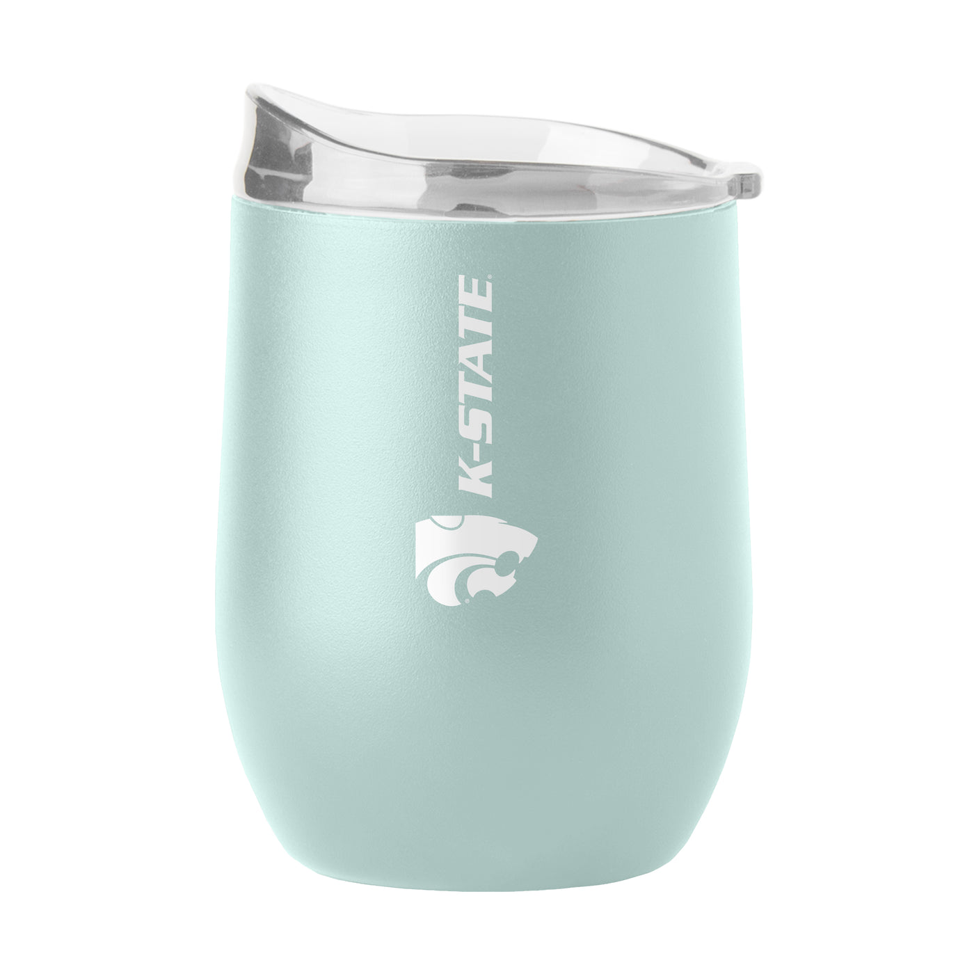 Kansas State 16oz Vertical Powder Coat Curved Bev