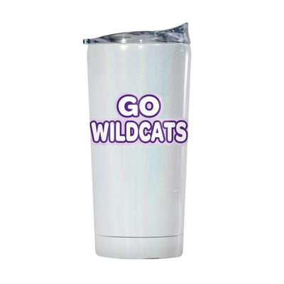 Kansas State 20oz Bubble Iridescent Tumbler
