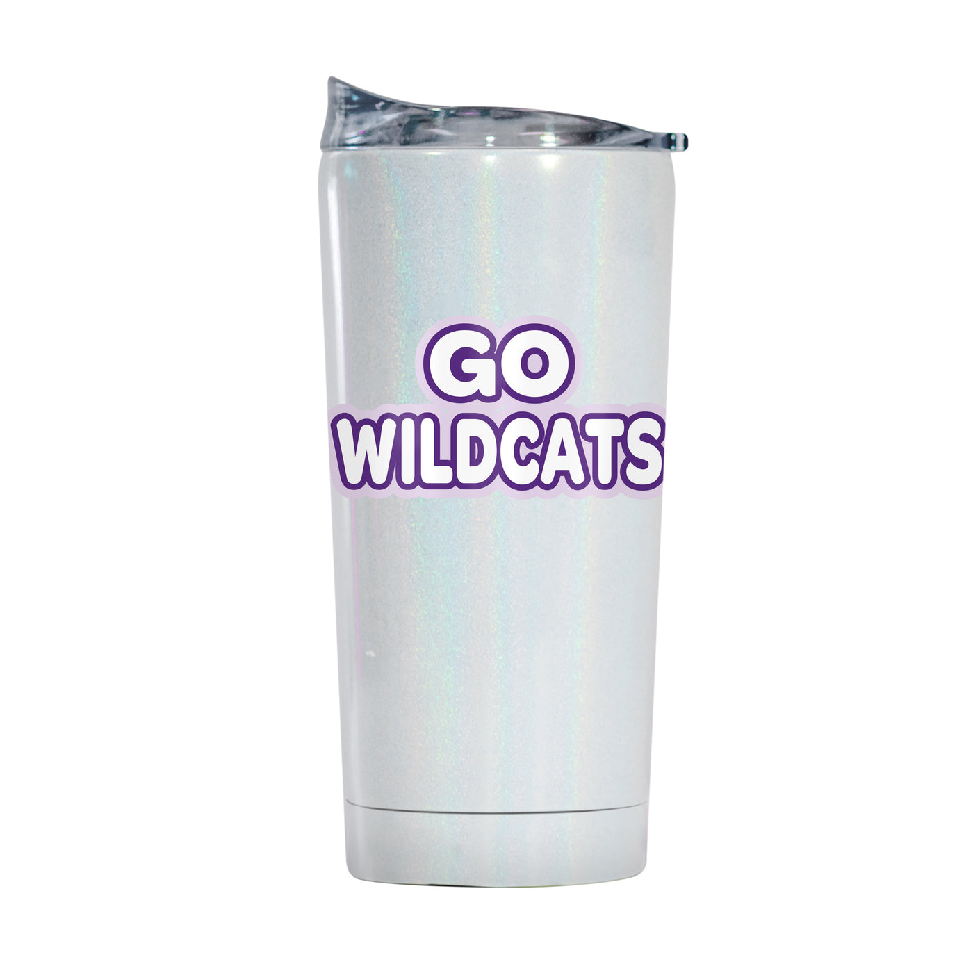 Kansas State 20oz Bubble Iridescent Tumbler