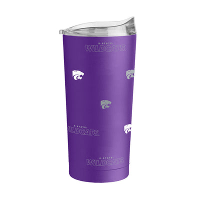 Kansas State 20oz Step And Repeat Powder Coat Tumbler