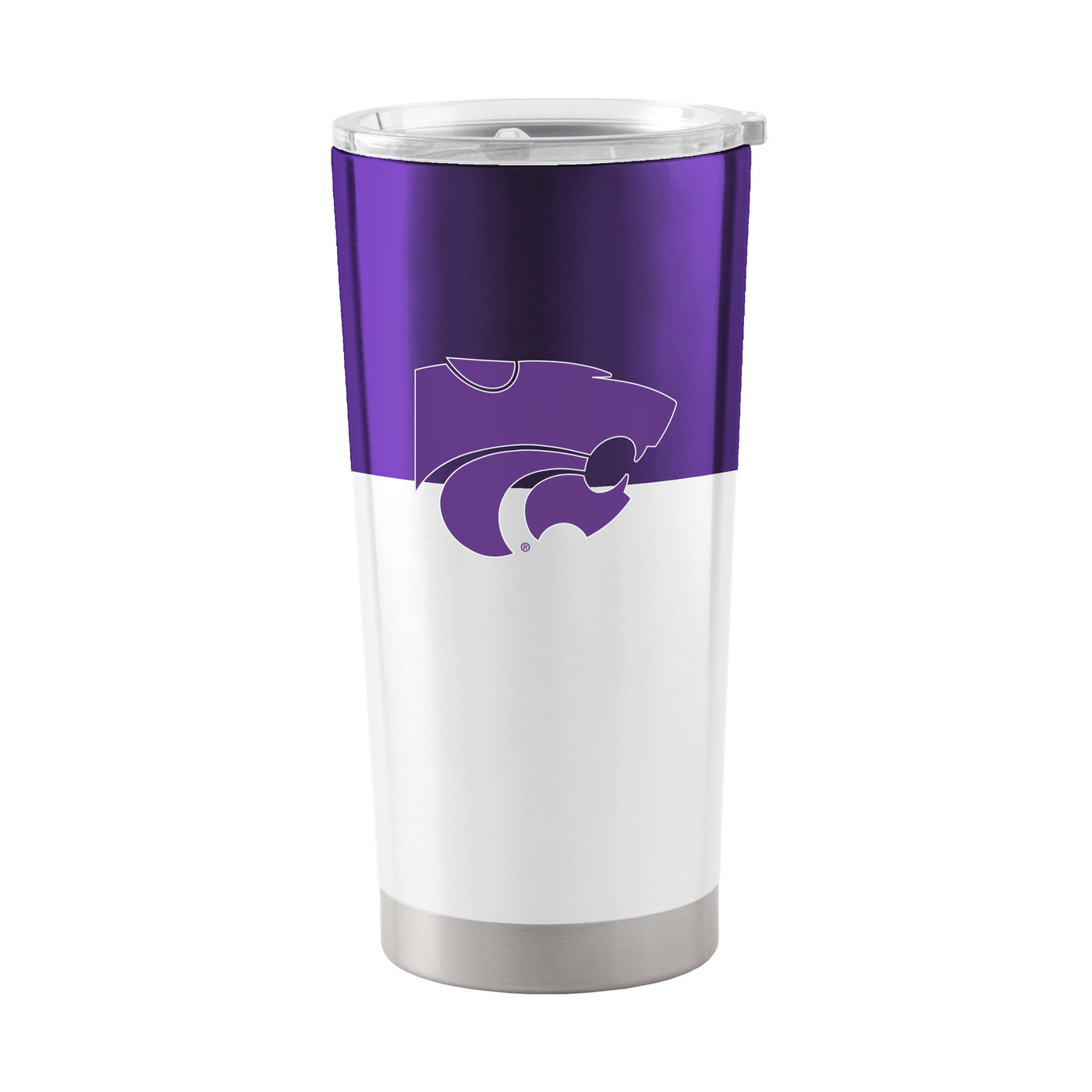 Kansas State Colorblock 20oz Stainless Tumbler