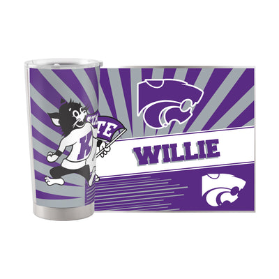 Kansas State 20oz Mascot Stainless Tumbler